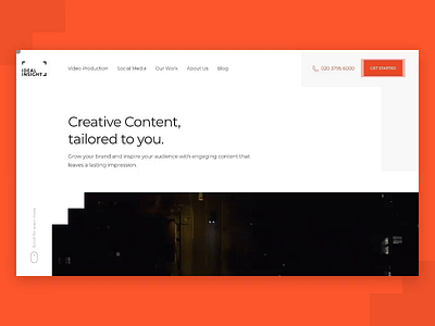 Ideal Insight Web Design after effects animation branding gif ui ux video video production web design