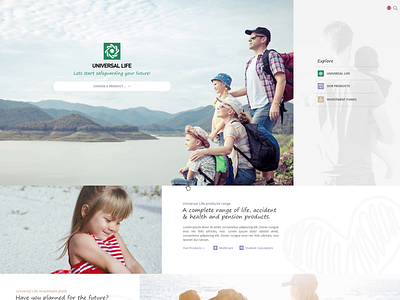 Design & Animated menu concept for a local Insurance company animated concept demo grid insurance interaction interactive menu menu animation photography slick user experience ux