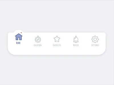 Tab Bar Interaction animation app application microinteraction mobile navigation protopie tabbar ui uianimation ux