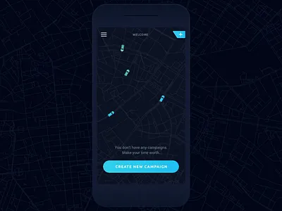 Add campaign advertising advertising campaign animation billboard campaign driving interactive ios map mobile navigation prototype sign up flow user flow