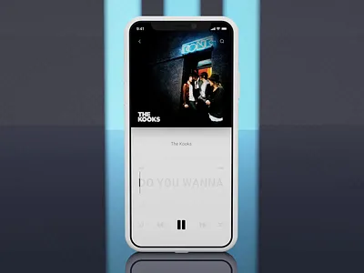 Music Player App 3d 3danimation animation app blog branding logo minimalism mobile music player product store studio the glyph typography ui ux website white