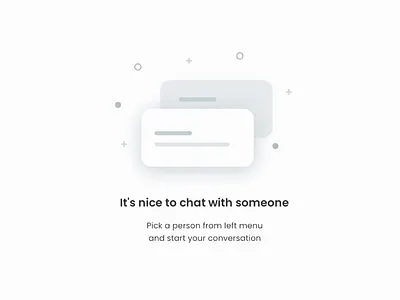 Chat empty state animated illustration animation app applicant tracking software applicant tracking system ats chat chat app empty state illustration message message app messenger motion motion design recruiting recruitment ui ux web