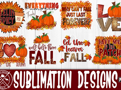 Fall Sublimation Bundle fall bundle fall sublimation sublimation bundle