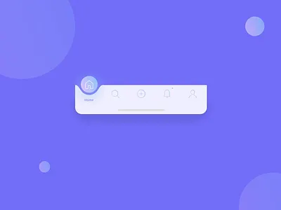 Nav Explore clean interaction motion ui ux
