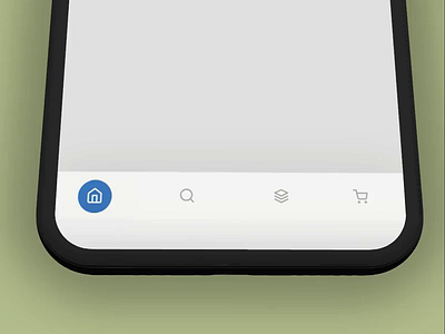 Bottom Navigation Popup micro-Interaction android app app design dribbble inspiration ios micro animation micro interactions trend ui ux web