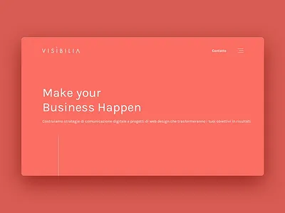 V I S I B I L I A — Website ReDesign clean design flat home homepage interface minimal pantone redesign ui webdesign website