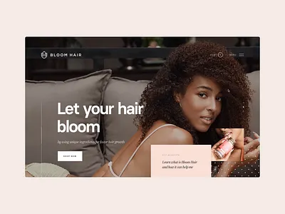 Hamburger Side Menu animation fashion hair hamburger header hero homepage landing menu nav navigation prototype side menu sidebar