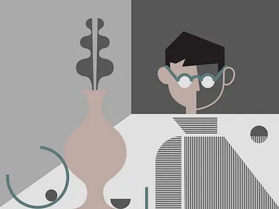 𝕗𝕒𝕝𝕝𝕚𝕟𝕘 𝕒𝕡𝕒𝕣𝕥 after effects animated animation character animation character art deconstructed design designer fall fashion glasses gravity illustration minimal motion motion graphics nyc people plants shapes