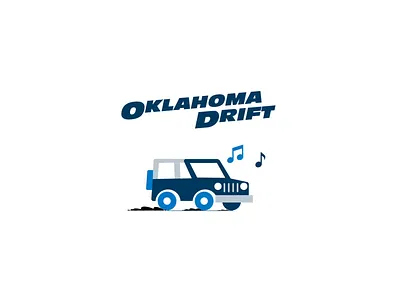 Internal Stuff animation branding car flat fun gif illustration jeep music road typography vector