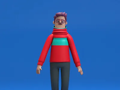 DANCING 3d c4d character dance design illustration motion person render