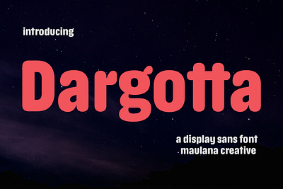 Dargotta Soft Sans Display Font animation branding design font fonts graphic design illustration logo nostalgic