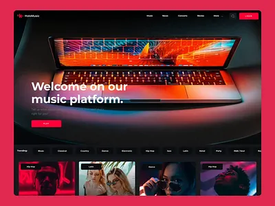 Holo Design System Website after effects animation design motion motion design motiongraphics music app ui ui8 ux