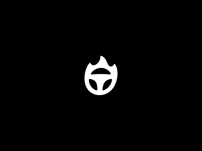 WhipFixx automotive brand identity brand identity branding car clean design flames flat icon lockup logo logomark networking steering wheel