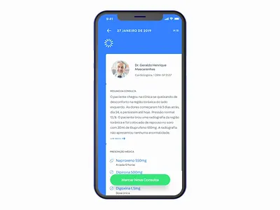 Medical App after effects app cinema 4d design interaction interaction design ios medical medical app microinteractions mobile ui ux