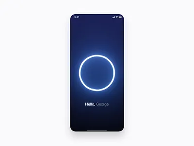 AI assistant motion aftereffects animation artificial intelligence assistant black blue concept design digital iphonex mobile motion organize particles plans sphere ui white