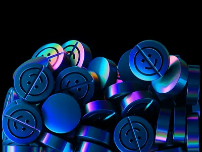 Dynamics 🙃 3d abstract animation brand branding c4d cinema 4d glitch holographic iridescent logo octane rainbow smile