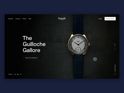 Staudt homepage clean concept design flat homepage interface ui webdesign website