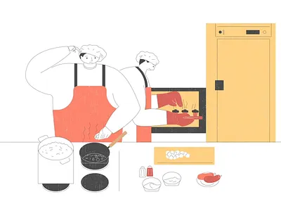 PILOTWORKS — explainer video animation character characters commercial kitchen explainer explainer video food food entrepreneurs food video illustration illustrations kitchen kitchen space kitchen startup promo video startup video