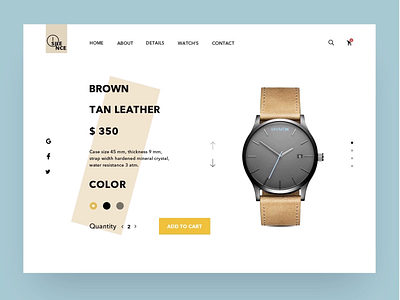 Watches Eshop animation beautiful buy coloful creative design dribbble inspiration logo minimal shopping typography ui ux watch web website