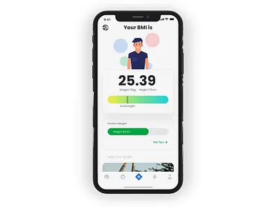BMI Calculator Interaction adobe app bmi bmicalculator design dribbble inspiration ios micro animation micro interactions ui ux web xd