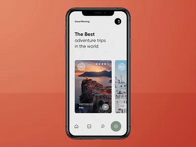 Trip App🏕#2 adventure animated animation app application booking app concept design flat gif interaction iphone ixd mobile motion principle sketch ui ux