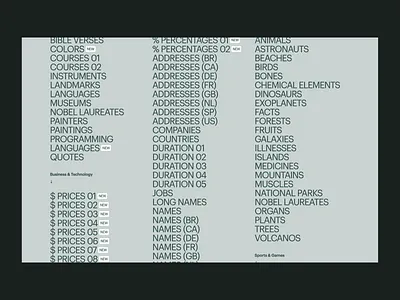 Populate data download freebie project ressource side project sketch typography webflow website