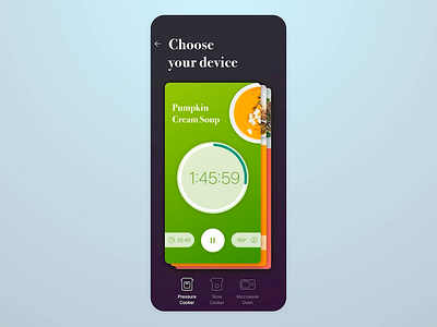 Smart Kitchen App animation app bluetooth clean interface connect device connected home cooking design inspiration iot iphone mobile phone app smart home ui ux