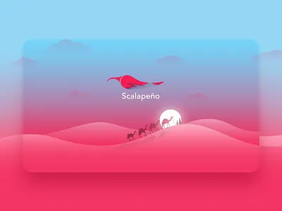 ScalapΔno! 2dart animation app art blog branding conference gradient illustration logo mobile product scalapeno studio the glyph typography ui ux web