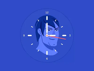 1 Minute Life Cycle animation character design motion smartwatch ui concept watch