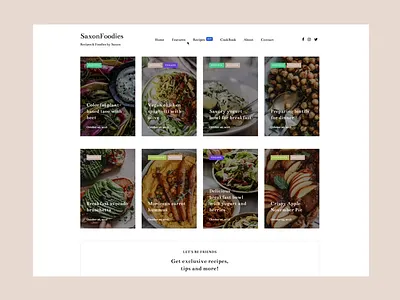 Saxon Foodies animation blog blogger business corporate food hero interaction landing magazine minimal promo slider themeforest ui ux web webdesign wordpress