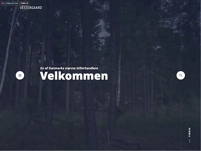 Autohuset Vestergaard Menu Animation animation autohuset vestergaard car dealer cars design menu navigation ui uidesign ux volvo web webdesign website