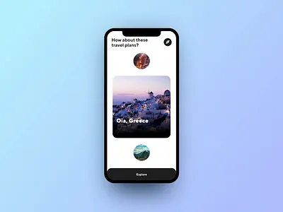 App Interaction Concept 2d ae aftereffects animation app gif interaction invisionstudio microinteraction motion travel ui
