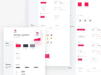 Pickable Design System animation app design illustration ios iphone logo minimal ui ux vector website white