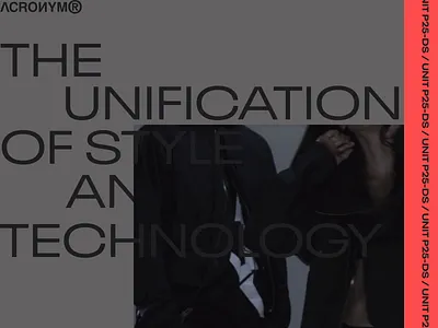 ACRNM | Cover agency clean concept creative design desktop ecommerce minimal photo typography ui ux web website