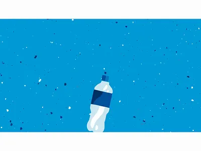 Birds-eye view animation explainer explainer animation explainer video illustration plastic bottle recycling snippet