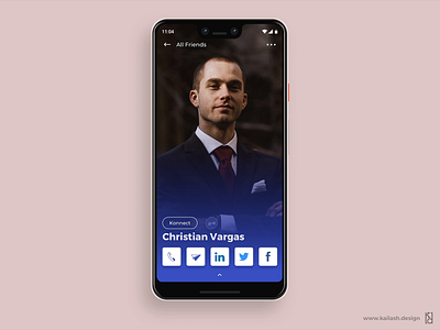 Contact directory aniamtion app branding contact directory interaction parallax trending