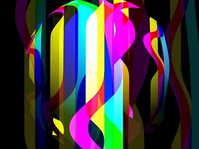 Colour Displacement ae cmyk color theory glitch loop