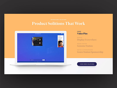 Pandora for Brands - Product Carousel animation carousel colorful design interactive interface layout product slider slider design ui ux web design website