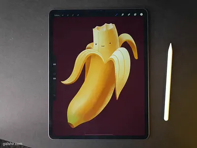 Banana character illustration