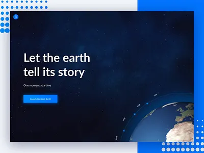 Satellite Search Interface blue globe map map app satellite app satellites space space app web app web design