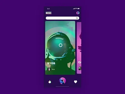 Music interactive application (with sound) mobility music ui 商标 图标ui 插图 流动性 界面设计 移动应用设计 设计