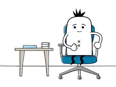 Breathe in, breathe out animation breathing character design exercise illustration meditation mindfulness vector yoga