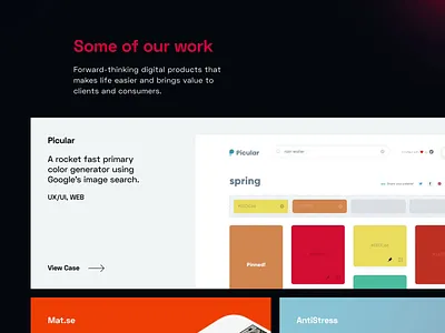 Case Cards Animation animation behavior daily ui dark design minimal mobile sketch space ui ux vector web