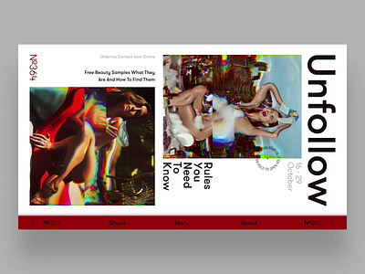 Unfollou art book fashion news slide text