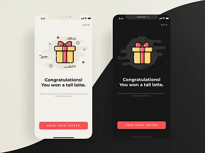 Booom Booom💥 after effect app gift illustration modal motion onboarding prize user interface