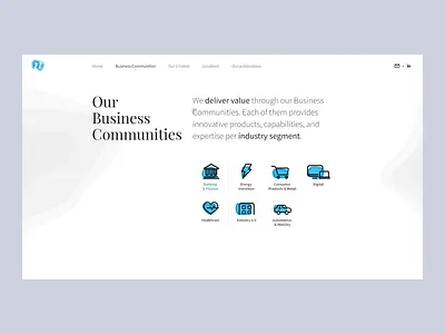 Next Continent animation blue consulting corporate icon illustration minimal network ocean office sea transition uiux webdesign worldmap