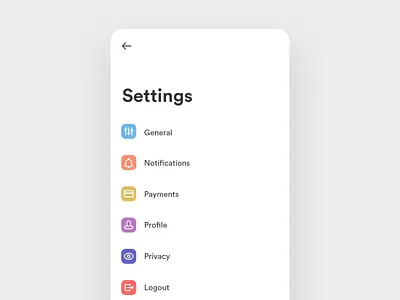 Settings transition 7 animated animation app bell dailyui dailyui 007 interaction minimal minimalist notification notifications settings simple ui
