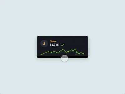 Expanding a widget using Adobe XD adobe xd bitcoin crypto crypto currency crypto trading dashboard trading card trading platform widget