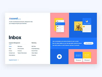 Lading Page explorationn clean dashboard illustration ios style ui ux web website