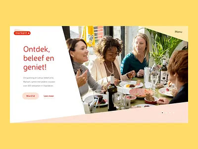 Markant animation business carousel design female graphic design homepage landing page motion network principle slanting ui user experience user interface user interface design ux web women